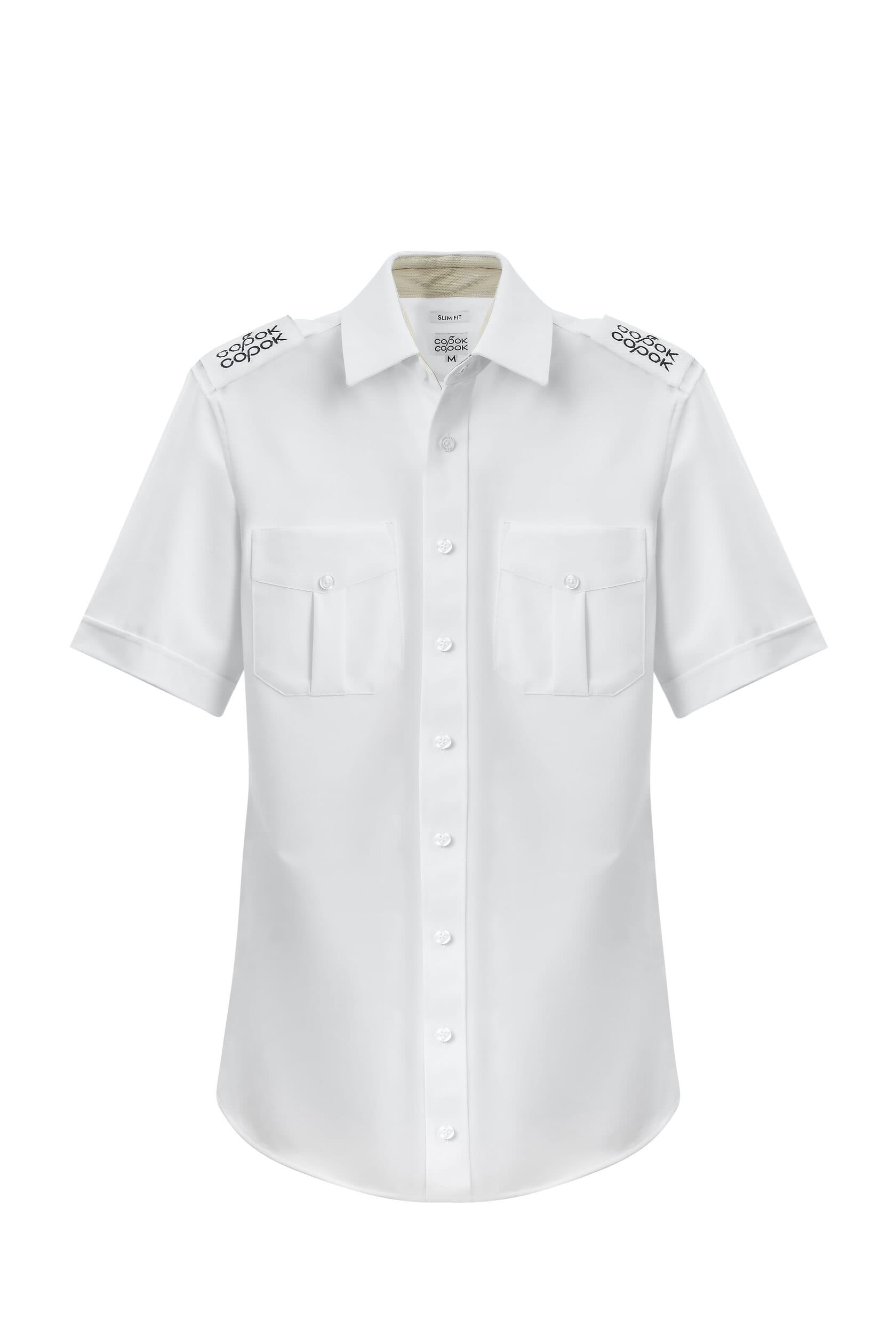 Сорочка Пилот Мужская с Коротким Рукавом